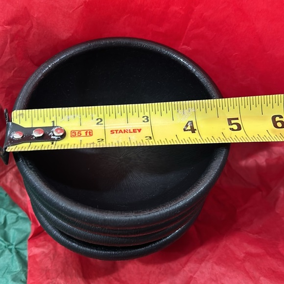 Four black salsa bowls - Picture 3 of 5